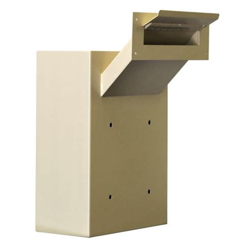 metal custom wall mount drop boxes|wall mount depository drop box.